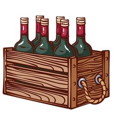 A box of wine (6 bottles) - A Mix of All The Wines